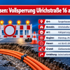 Sangerhausen: Vollsperrung Ulrichstraße 16 ab Dienstag