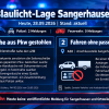 Blaulicht-Lage Sangerhausen