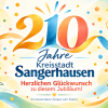 🎉 210 Jahre Kreisstadt Sangerhausen – herzlichen Glückwunsch zu diesem besonderen Jubiläum! 🎉