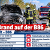 Riestedt – Pkw-Brand auf der B86