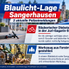 Aktuelle Blaulicht-Lage für Sangerhausen und die Ortsteile