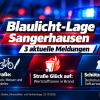 Aktuelle Blaulicht-Lage für Sangerhausen und die Ortsteile