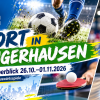 Sport Aktuell – Montag, 26. Oktober bis Sonntag, 1. November 2026